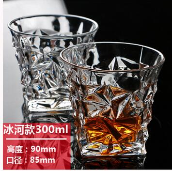 TAQUA Big Whiskey Wine Glass Lead-free Crystal Cups High Capacity Beer Glass Wine Cup Bar Hotel Drinkware Brand Vaso Cop: Green