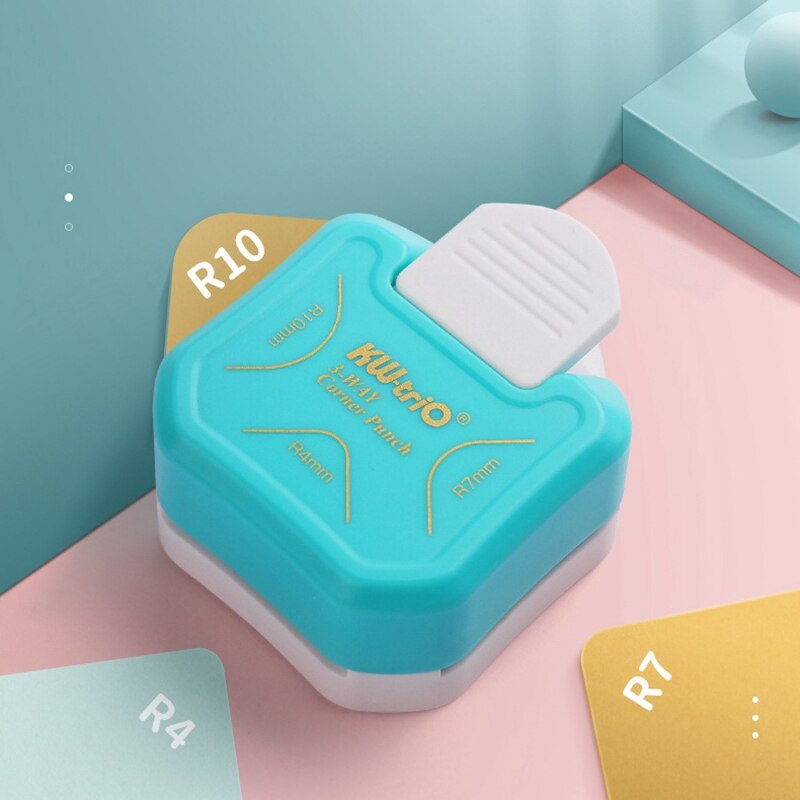 KW-TRIO 4mm 7mm 10mm Corner Rounder Border Punch Corner Punch Scrapbooking for DIY Handmade Crafts
