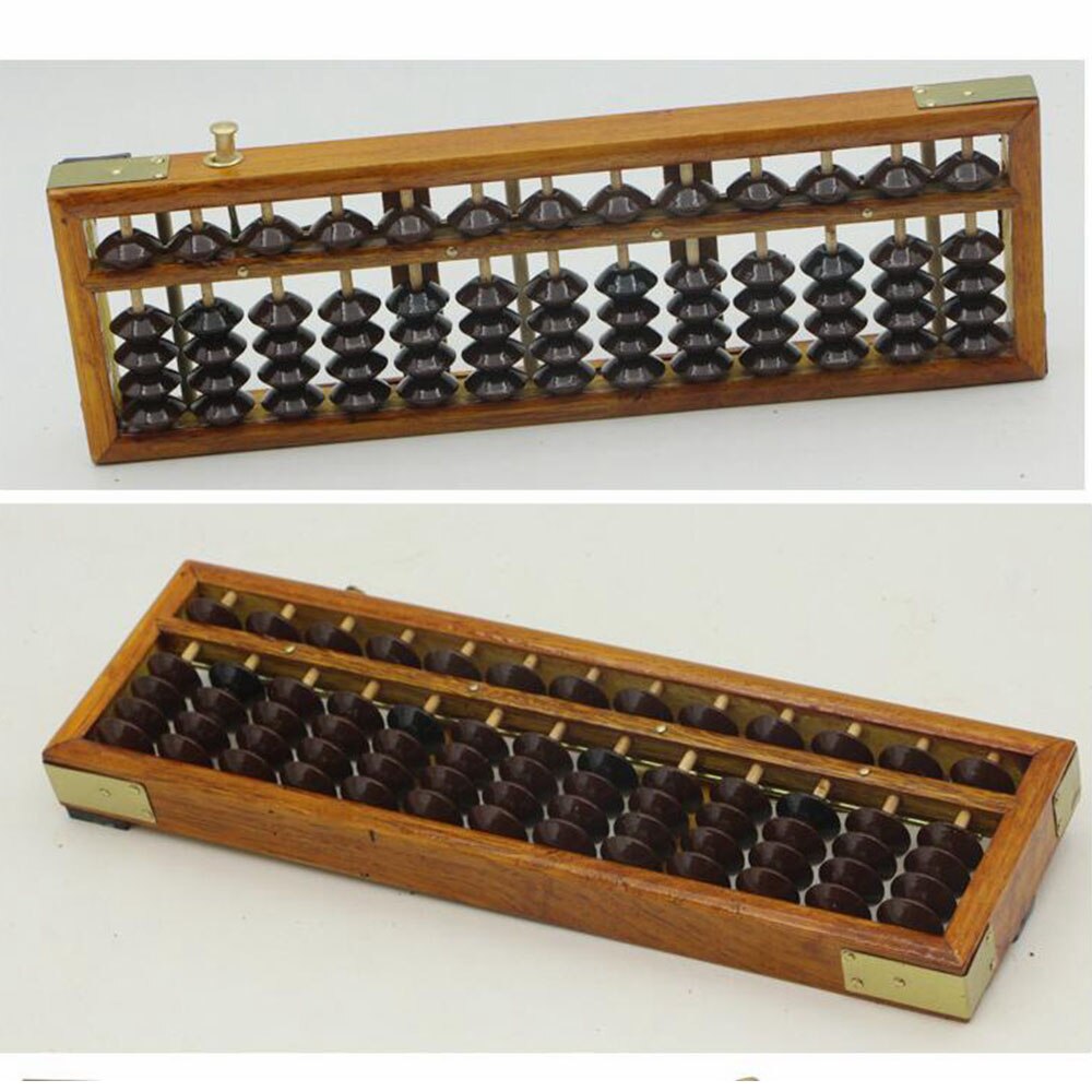 Gloednieuwe Houten Frame Klassieke Oude Rekenmachine Abacus Soroban Kunststoffen Kraal Speelgoed Ontwikkelen Kid &#39;S Wiskunde Abacus Intelligentie