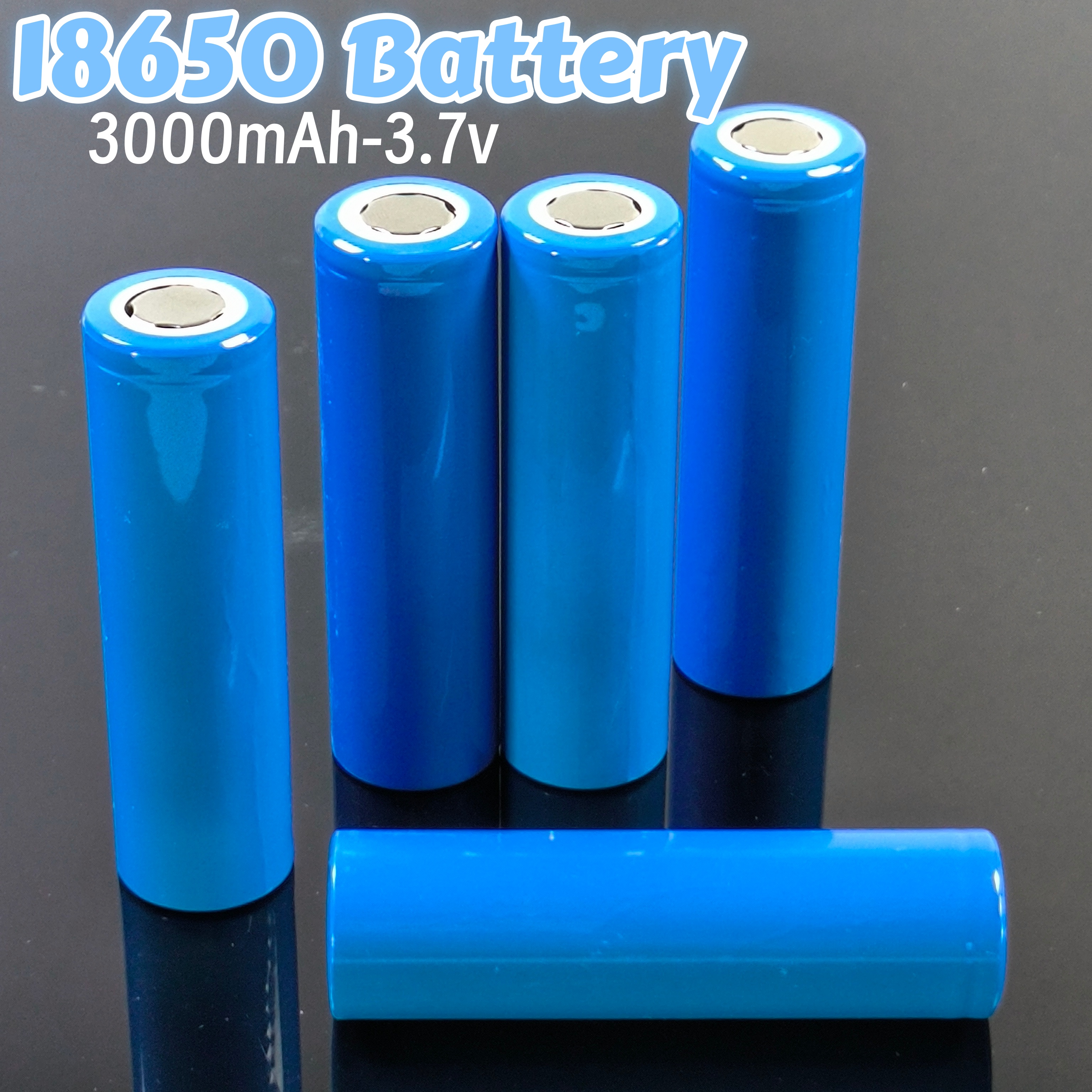 Rechargeable 18650 Li-ion Battery 3.7V 3000mAh High Capacity for Electronic Devices
