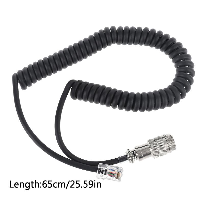 1 PC 8 Pin zu RJ-45 Modulare Stecker Mic Kabel Adapter für Yaesu Mikrofon MD-200 MD-100 M-1 M-100 FT-450 FT-900 FT-991 Transceiver