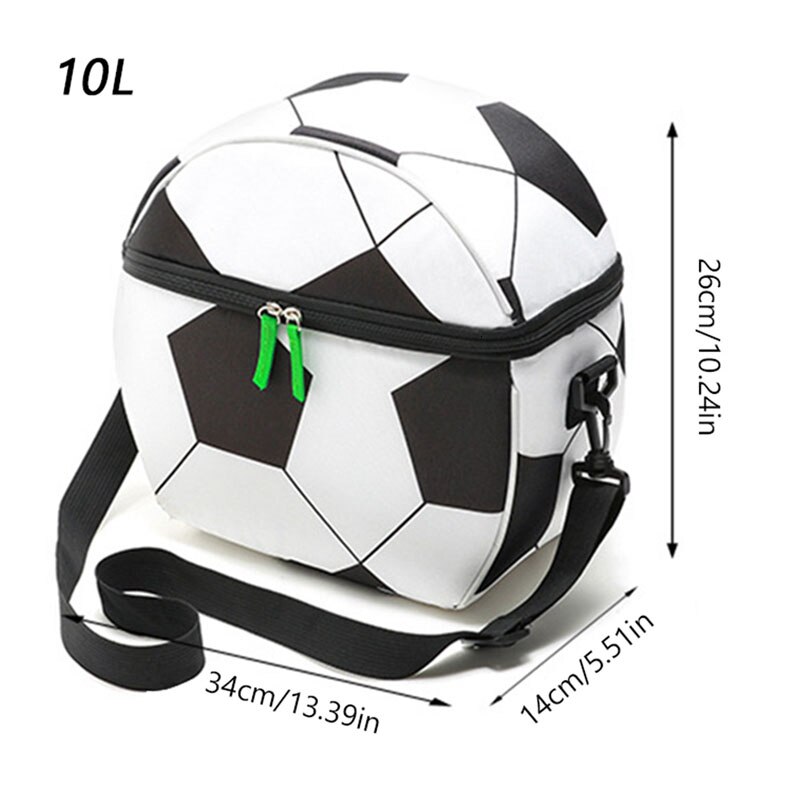 Voetbal Isothermische Tas Voedsel Koeler Mannen Lunchbox Tas Voor Kinderen School Cool Tas Voor Maaltijd Outdoor Vrouwen Thermische tas Voor Snack