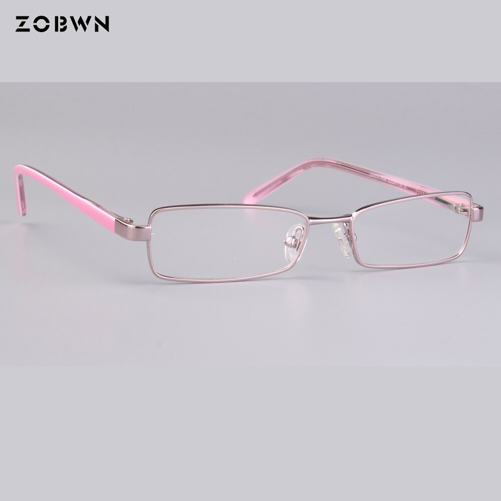 simple classic metal Eyeglasses Men Women glasses pink small size female Optical Frame Square Eyewear Oculos De Grau