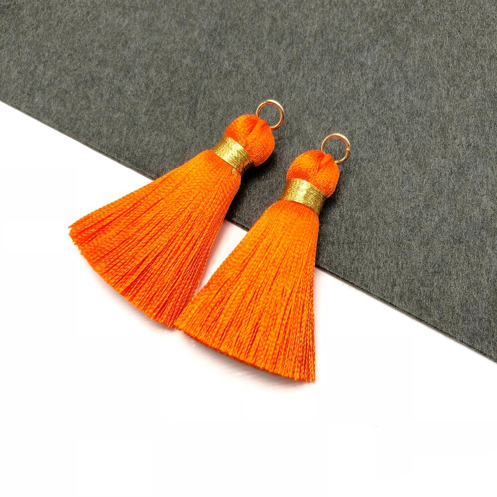 Chengrui L114, 4 Cm, Zijde Kwasten, Kleine Kwasten, Hand Made, Earring Bevindingen, fringe Gordijn, Kwastje Fringe Voor Gordijnen, 4 Stks/zak