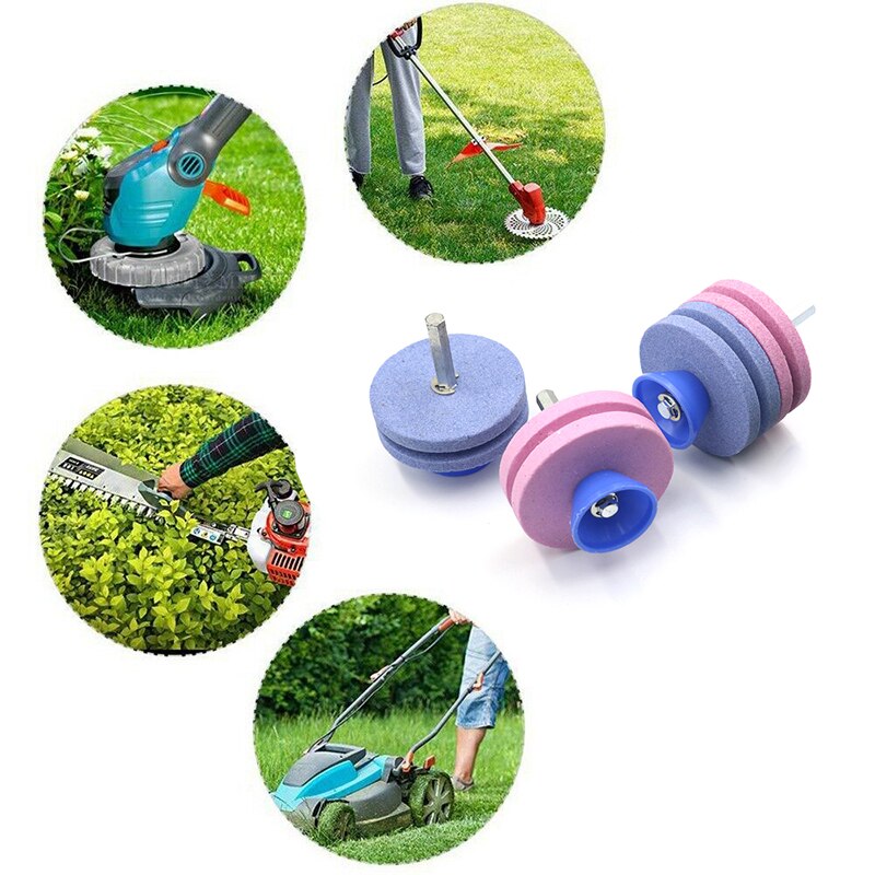 Faster Lawn Mower Sharpener Lawnmower Blade Sharpener Universal Grinding Rotary Drill Cut Knife Sharpener