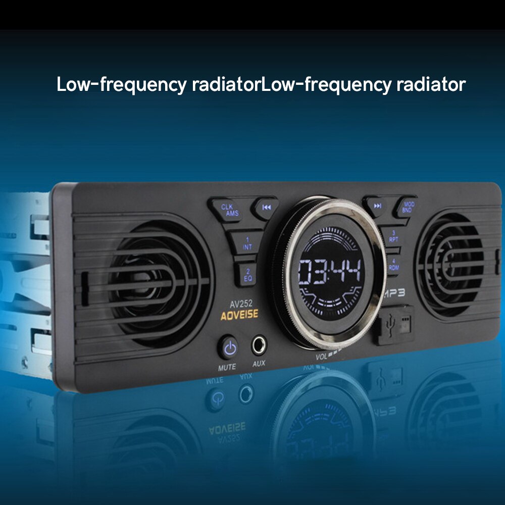 12V Car Secure Digital Memory Card MP3 Audio Electric Car Radio With Loudspeaker BT Host Speaker Car Radio Car Stereo
