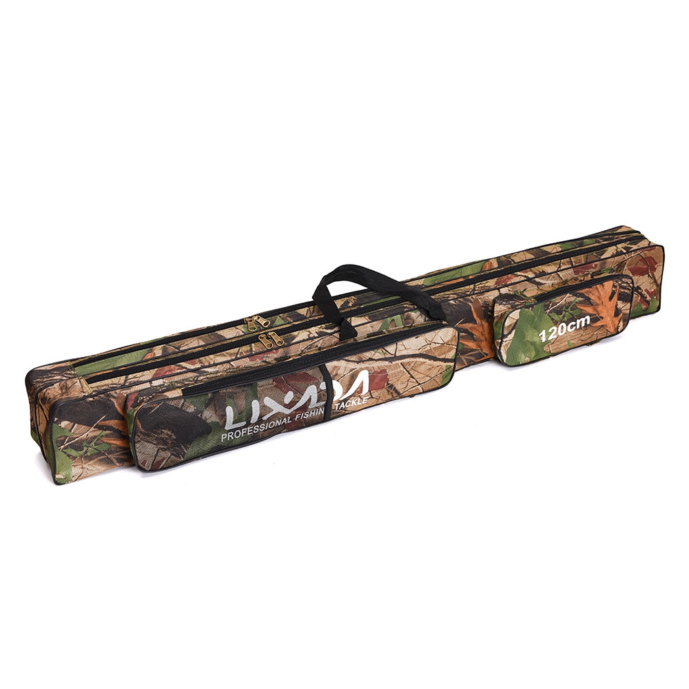 Lixada Double Layer Rod Bags Large Capacity Fishing Rod Tackle Bag 120/150cm Fishing Bag