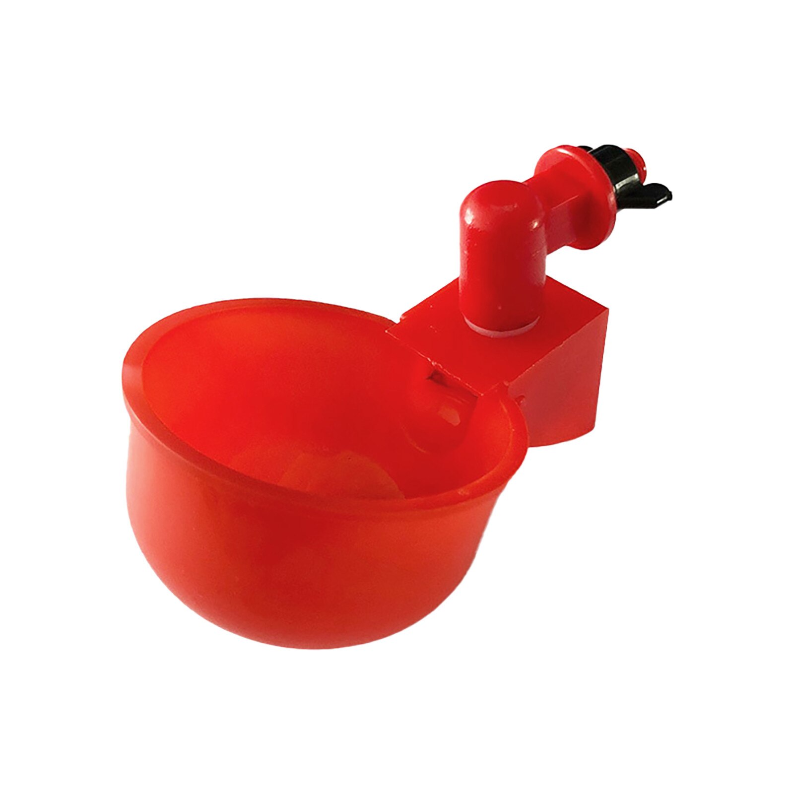 Automatic Chicken Water Cup Waterer Bowl Kit Farm Coop Poultry Waterer Drinking Water Feeder for Chicks Duck Goose Turkey Quail: Red / 1pc