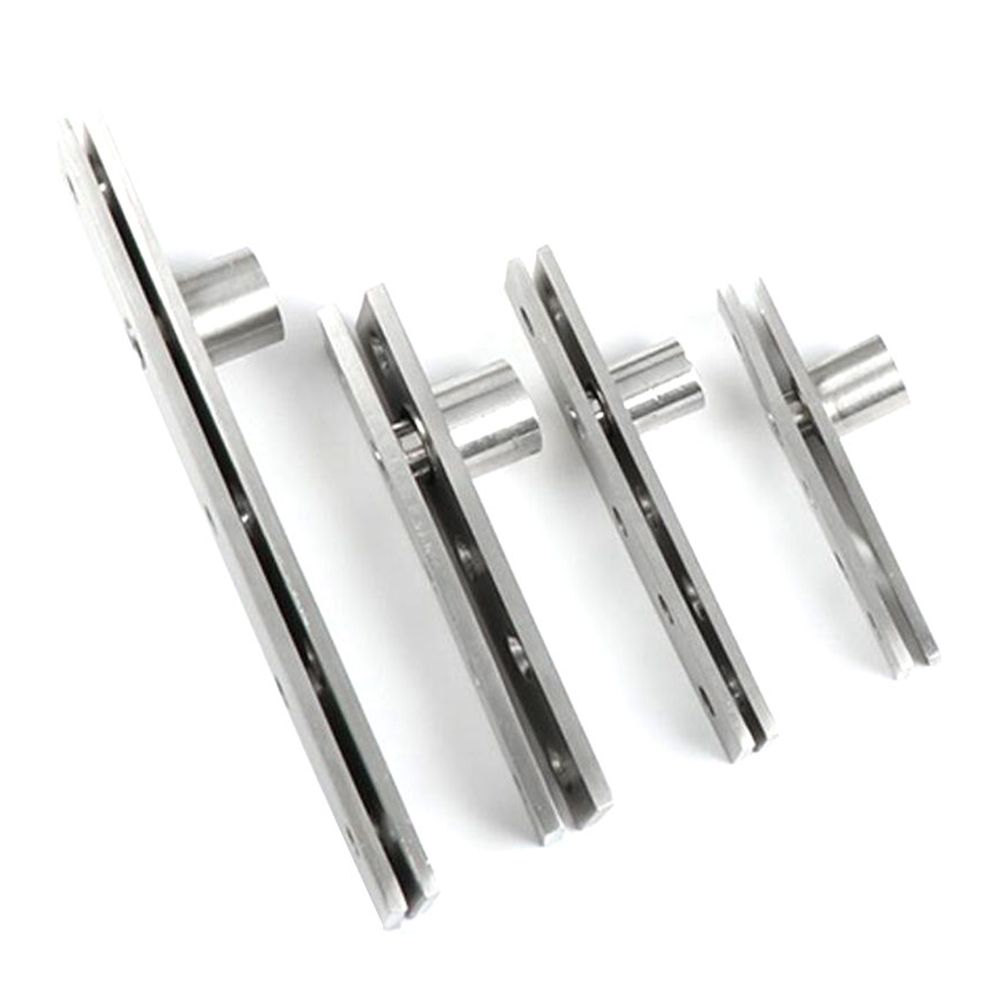 1pcs 270 Degree Rotation Axis 75/100/150mm Stainless Steel Up and Down Doors Rotating Hinges Location Shaft Hidden Pivot Hinge