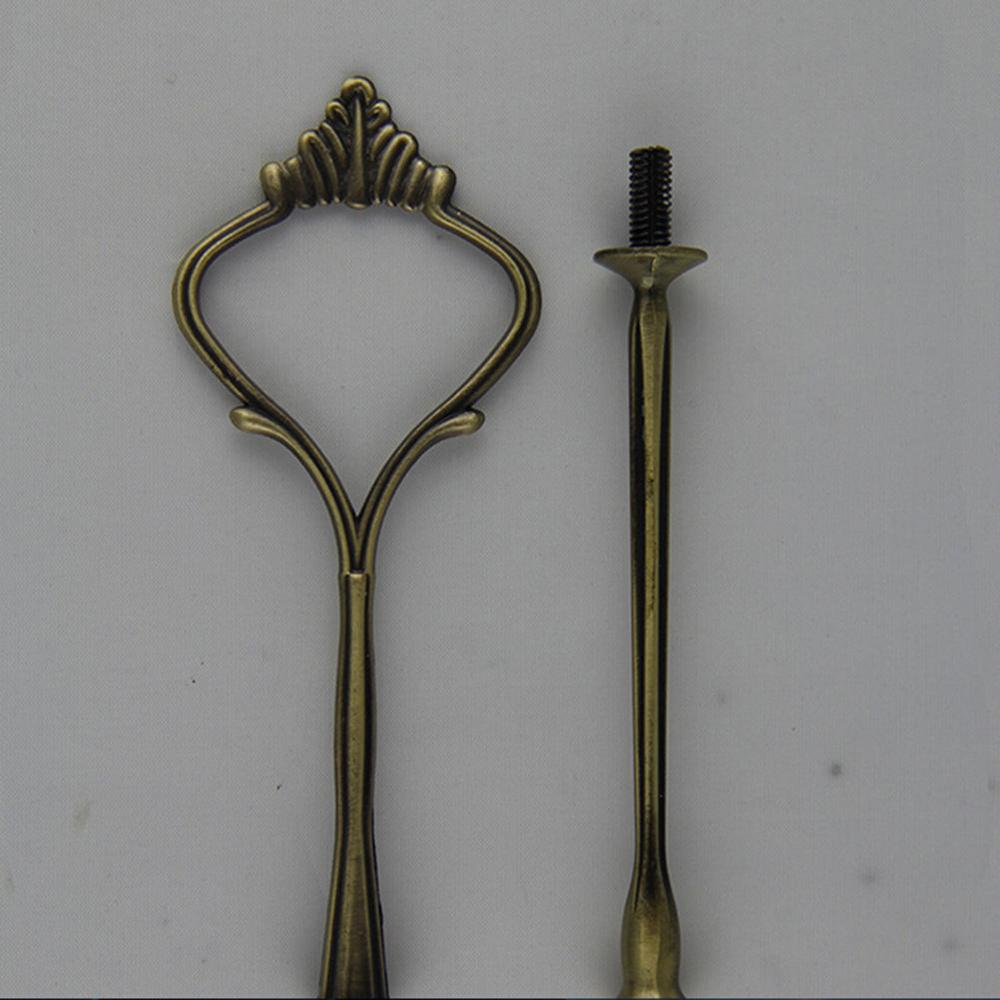 2 Or 3 Tiers Cake Plate Stand Handle Crown Fitting Metal Wedding Party Decor