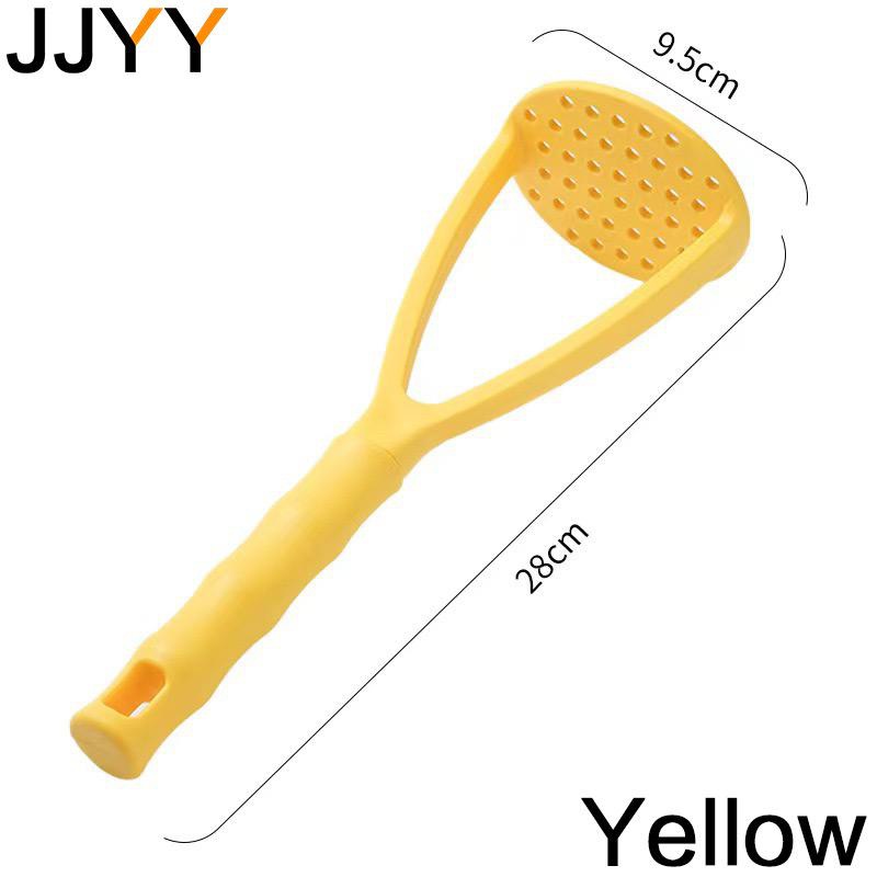 Triturador de batata prensado de plástico, máquina de suco de batata, empurrador de tomate, triturador de batata suave, frutas, stonego, ferramentas de cozinha: YELLOW