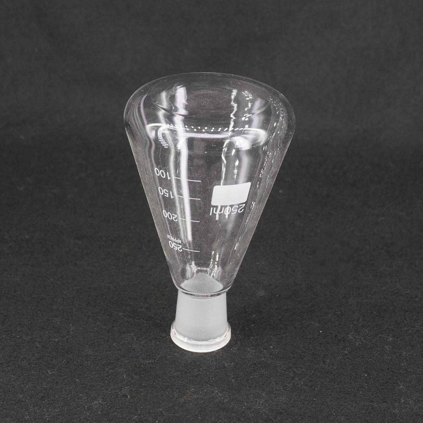 250ml Quickfit 24/29 Joint Lab Conical Flask Erlenmeyer Boro Glass Graduated