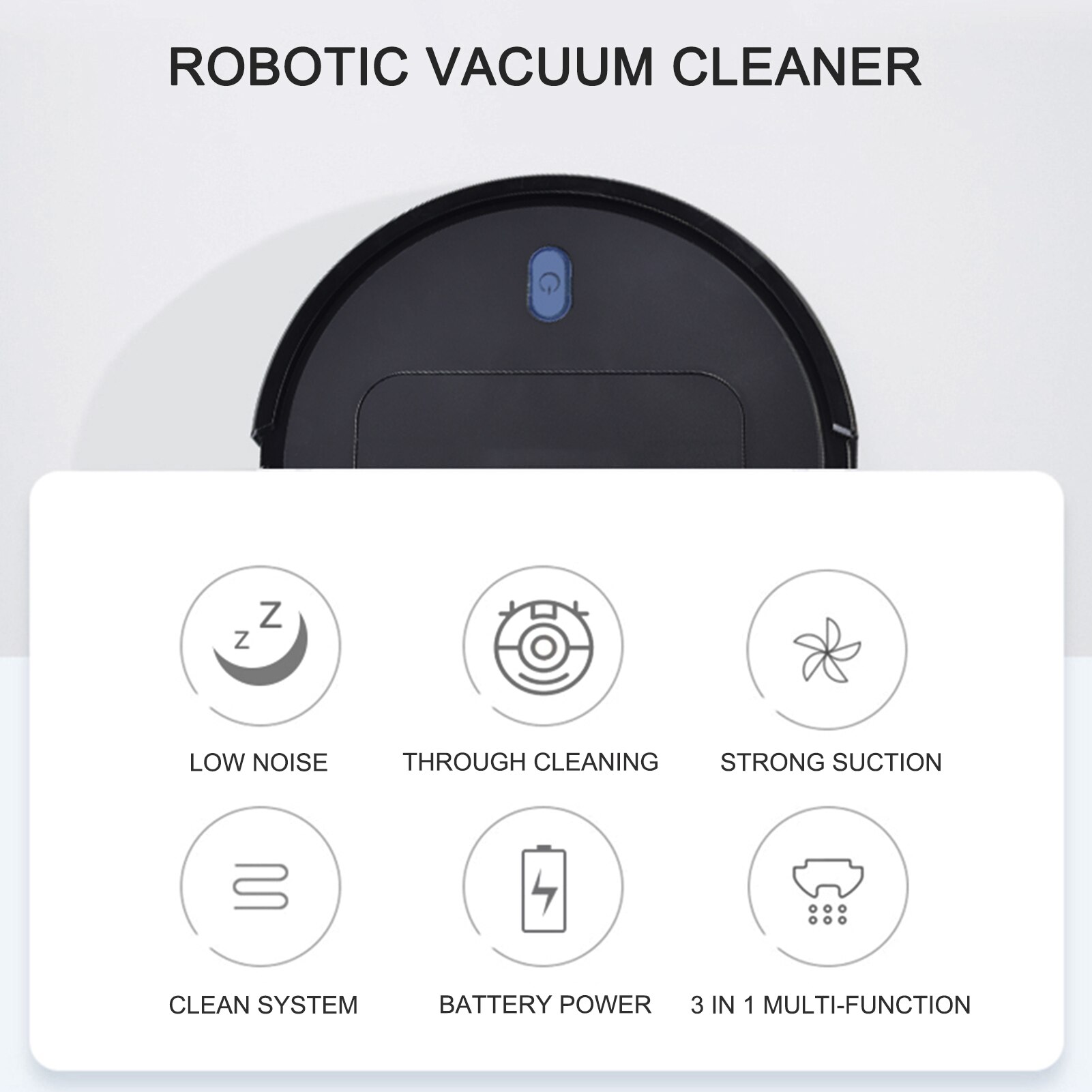 1800pa Robot Vacuum Cleaner Smart Sensor Protection robot aspirador vacuum sweeper Vacuum aspiradoras para el hogar
