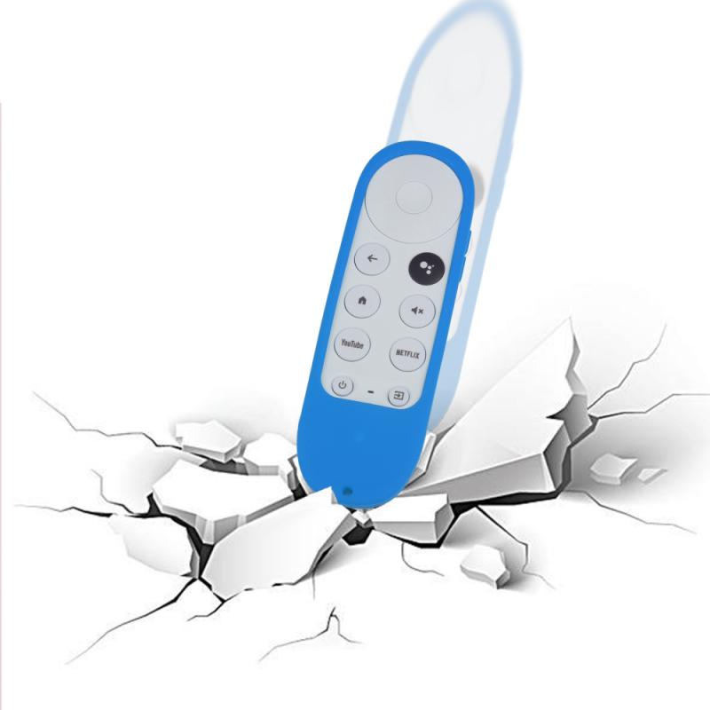 Afstandsbediening Siliconen Beschermhoes Voice Remote Anti-verloren Siliconen Case Shockproof Voor Chromecast Met Google TV2020 Shell