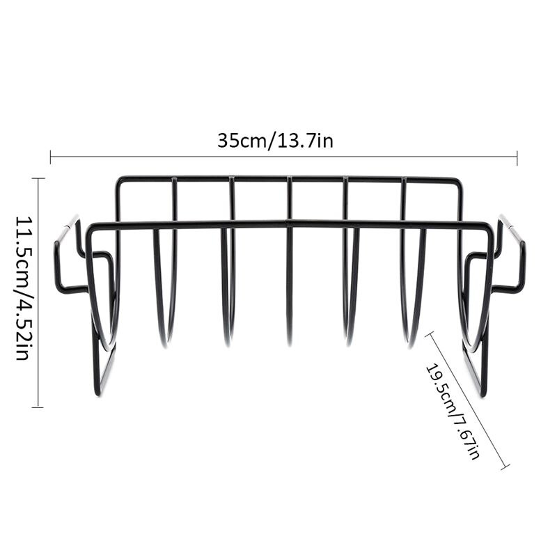 Portable Non-Stick Coating Barbecue Grill Rack Steak Rack Non-Stick Barbecue Net For Indoor Outdoor Kitchen Tool