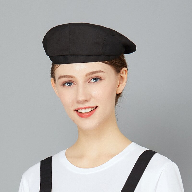 1 st. koksmuts hotel kookmutsen café bar ober restaurant kok bakken petten uniform ademend voorwaarts pet 56-58cm