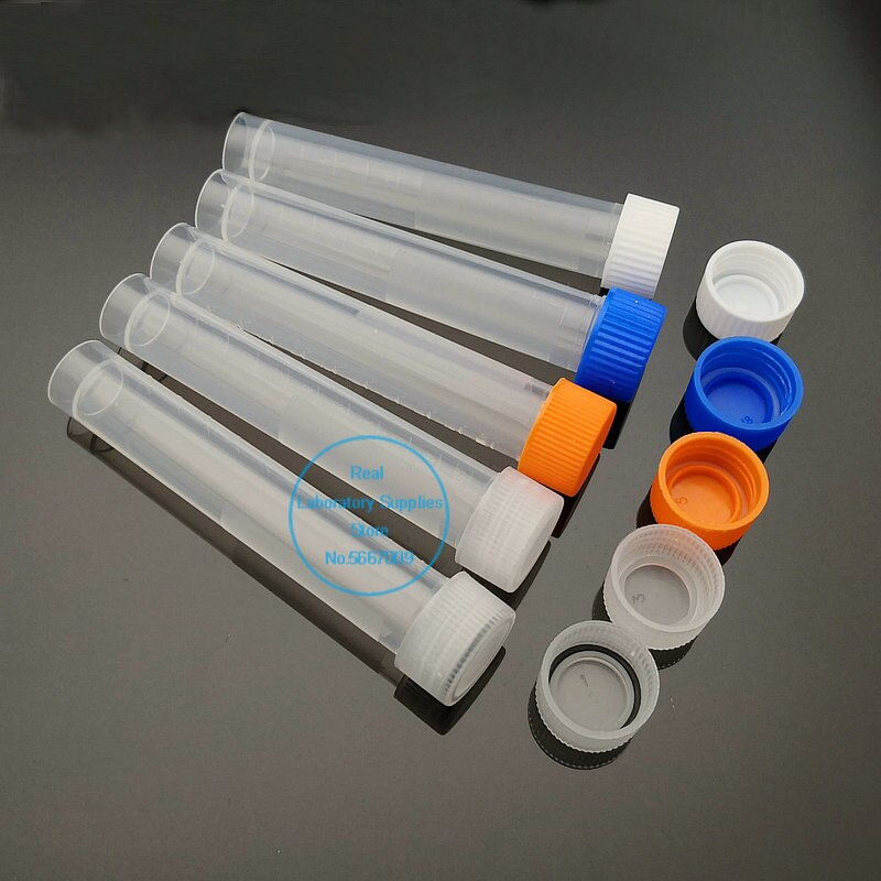 10ml Lab Graduated 50pcs 100pcs 200pcs 300pcs Plastic Cryovial Test Tube Cryo Freezing Tube with Silicone Gasket