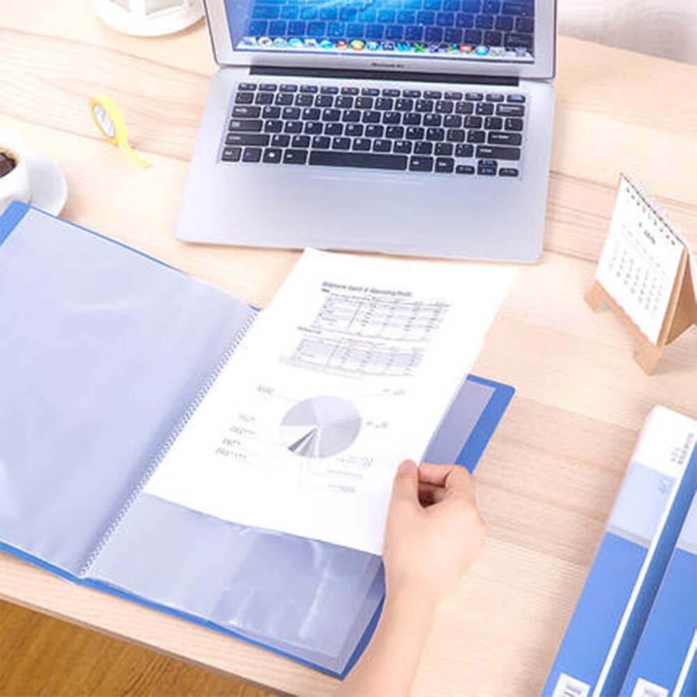 Deli A4 File Bag Data Book Large Capacity File Folder Briefcase Office Stationery Multiple Pages Optional Office School Supplies