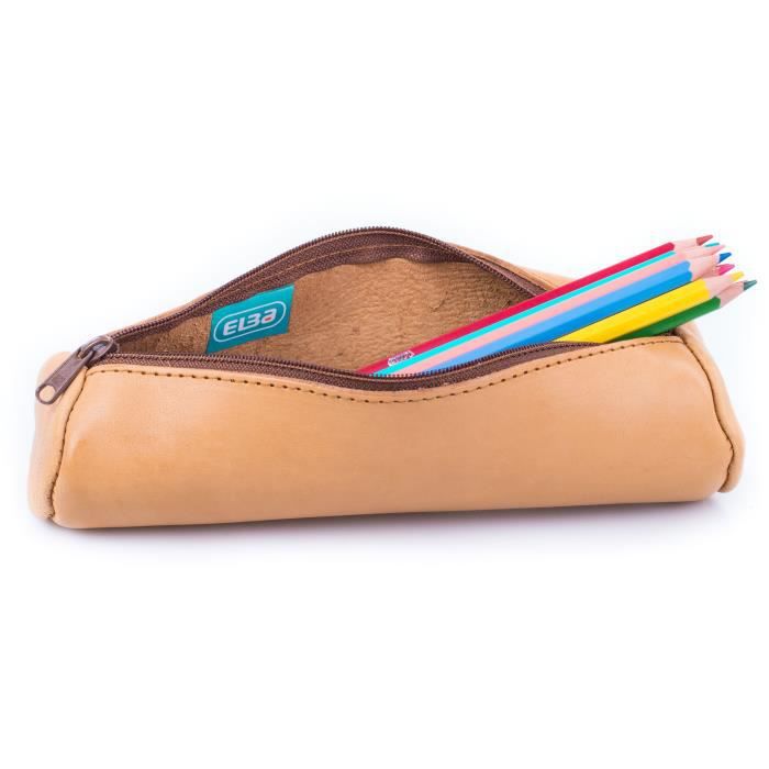 ELBA sac cosmétique-1 Compartiment - 21 cm-Beige-collège & LycÃ©E & Etudes SupÃ©Rieures-Enfant GarÃ§on / Fille 860346