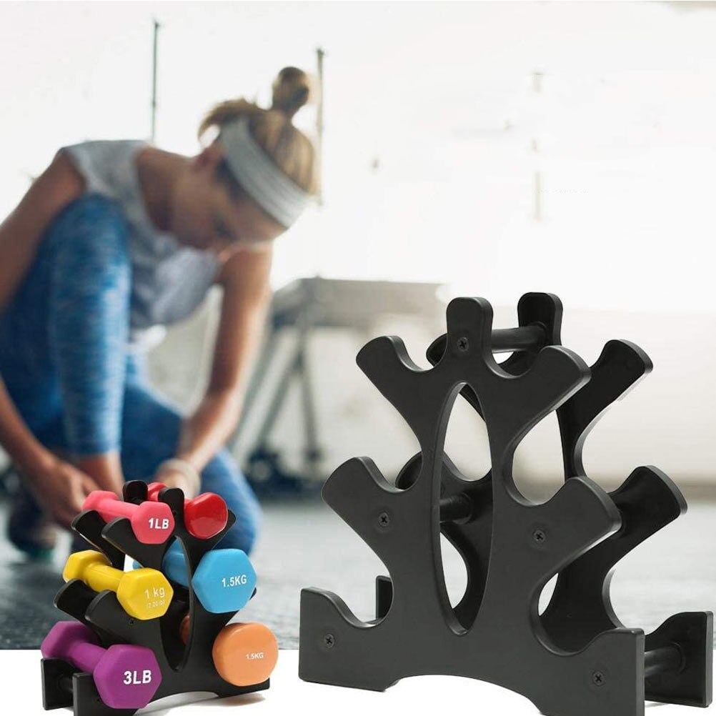 1Pc Multilevel Dumbbell Storage Holder Fitness Equipment Accessories for Gym