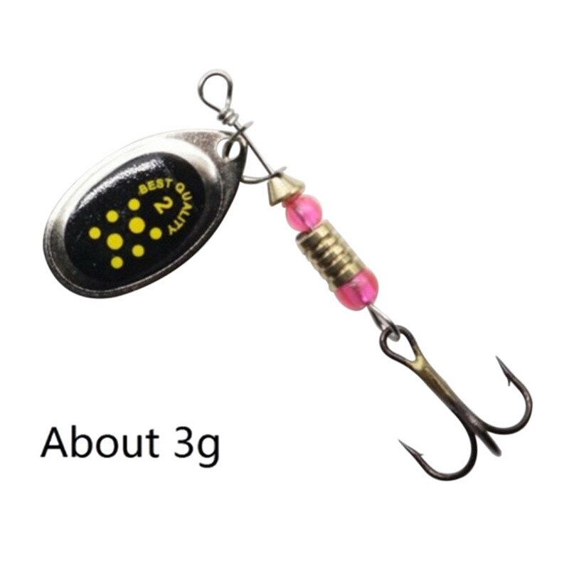 1/2 PCS Fishing Lures Trout Spoon Metal Spinners Baits With Plastic Fishing Tackle Box Hard Bait Spinner Bait Trout Pesca: 4 3g / 1pc