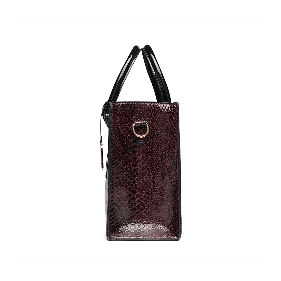 Bolso de piel sintética de para mujer, 3 piezas, bandolera de , informal