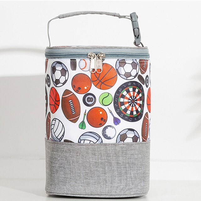 Portable Milk Bottle Insulation Bag Baby Stroller Hanging Thermal Pouch Oxford cloth Outdoor Mommy Cooler Handbag Accessories: B