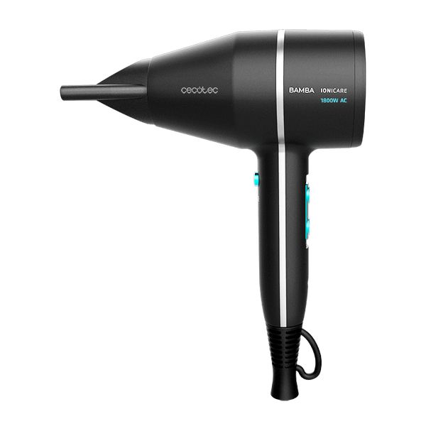 Secador de Pelo Cecotec Bamba IoniCare 5500 PowerStyle Black 1800W Negro