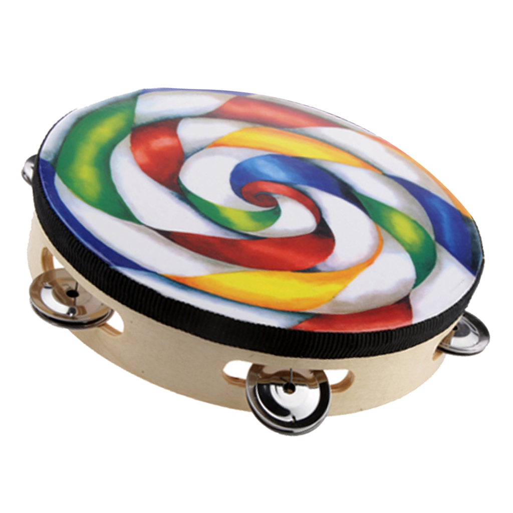 8 "tambor de madera Musical tambor percusión para KTV Iglesia divertido