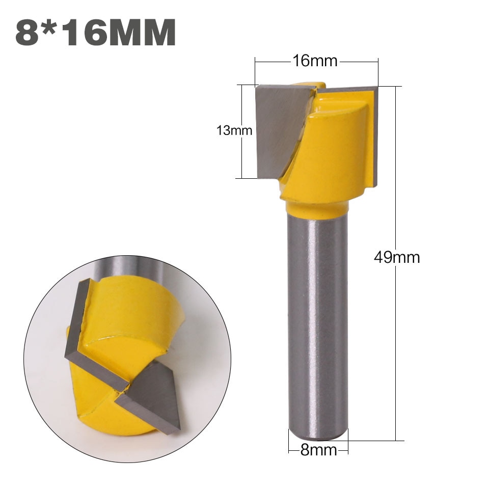 1 "Bottom Cleaning Router Bit-8" Schacht