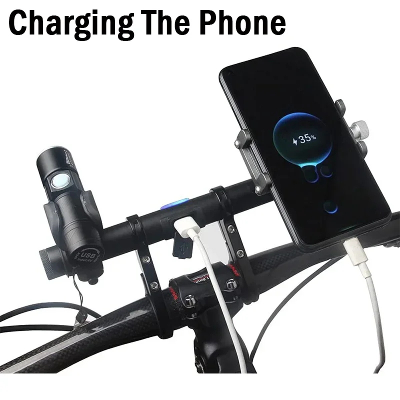 Fietsstuur Extender USB Charge Fietsstuurverlenging Aluminium Beugel Mount Houder Accessoires Fietsverlengstandaard