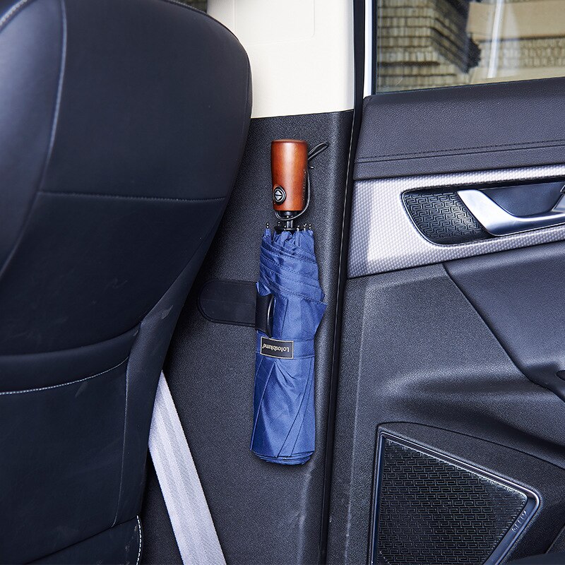 Bilparaplyholder selvklæbende vægmonteret stativophæng til bildørsskab multifunktion selvklæbende hjemmebil
