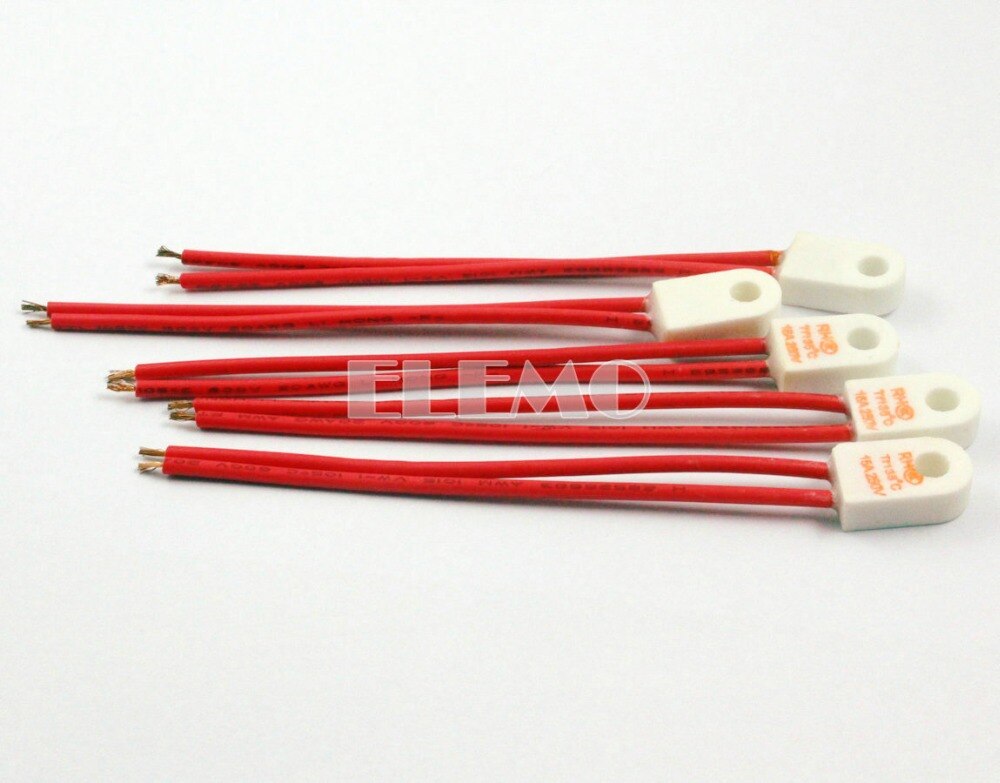 Dc 250v 15a varmtvannsbereder som erstatter termisk sikring for kobberkjerne keramisk sensor  x 5