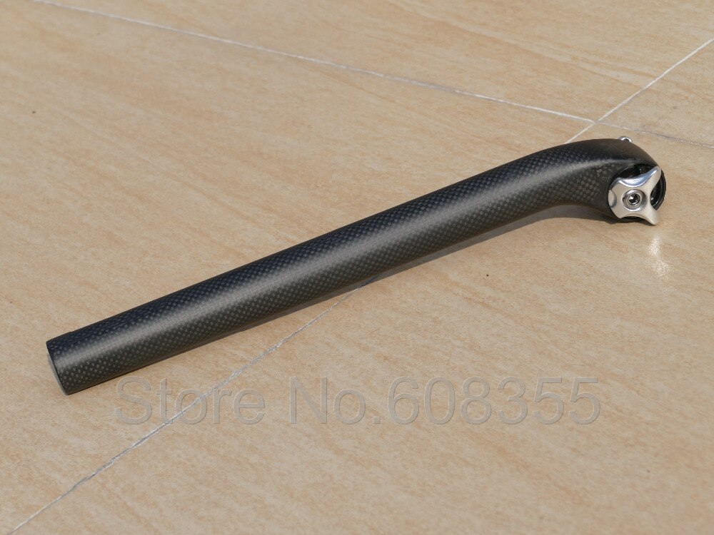 Carbon mtb racefiets zadelpen 31.6mm 27.2mm 350mm 400mm - 3k /  ud carbon mat glanzend zadelpen