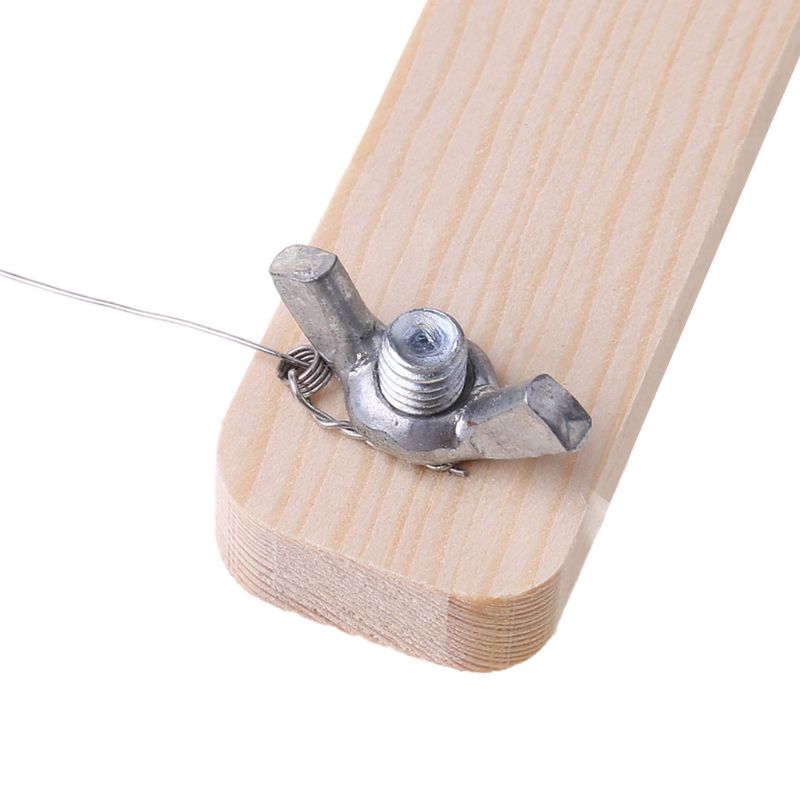 Wire Soap Cutter Slicer Loaf Cutter with Wood Handle QX2E