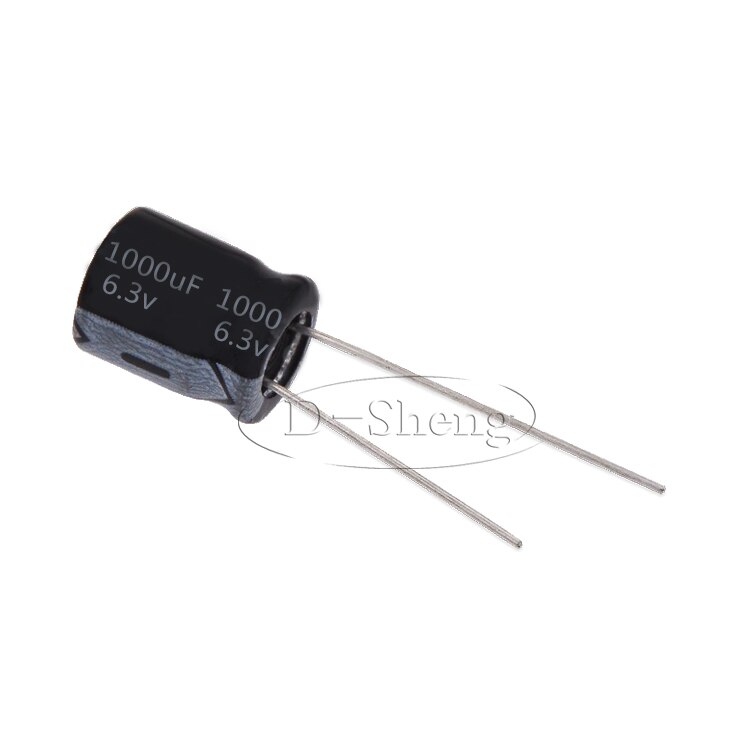 50 Stuks 6.3 V 1000 Uf 1000 Uf 6.3 V Aluminium Elektrolytische Condensator Maat 8*12Mm 6.3 V / 1000 Uf Elektrolytische Condensator