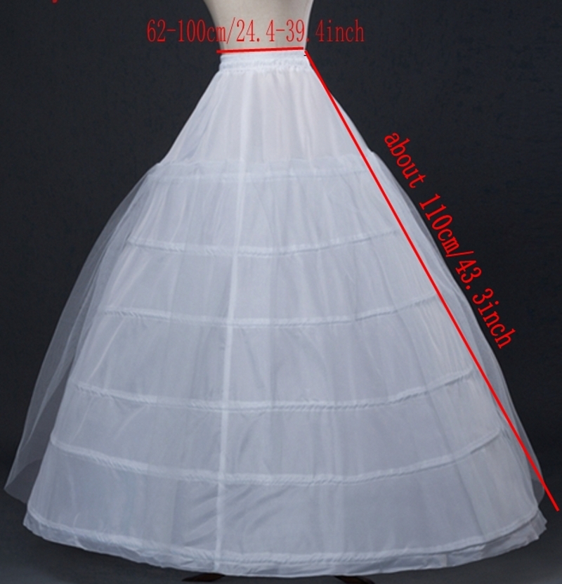 Petticoat Crinoline Slips Hoop Skirt Vintage Underskirt for Gown Dress Many Styles for Bridal Wedding: Ivory