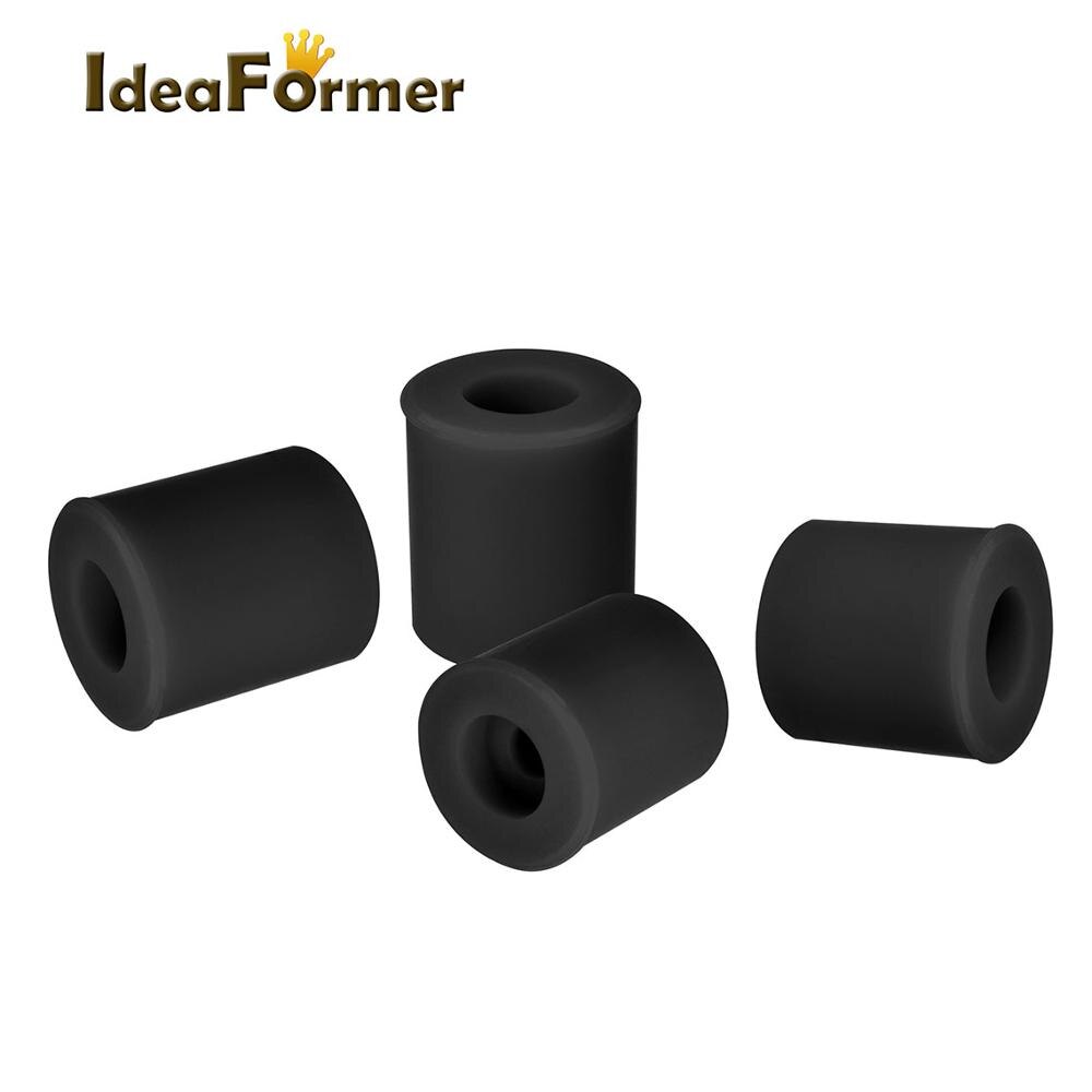 Colonna di livellamento del letto caldo del distanziatore solido ad alta temperatura del Silicone delle parti della stampante 1set 3D 3pcs lungo + 1PC corto per CR10/CR10S Ender-3