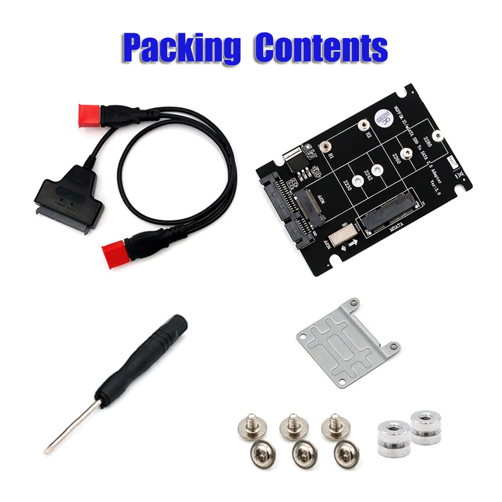 H1111Z Add On Cards SSD MSATA M.2 SSD USB Adapter MSATA NGFF M.2 Adapter USB SATA Cable USB M.2 Card Adpater for PC Desktop