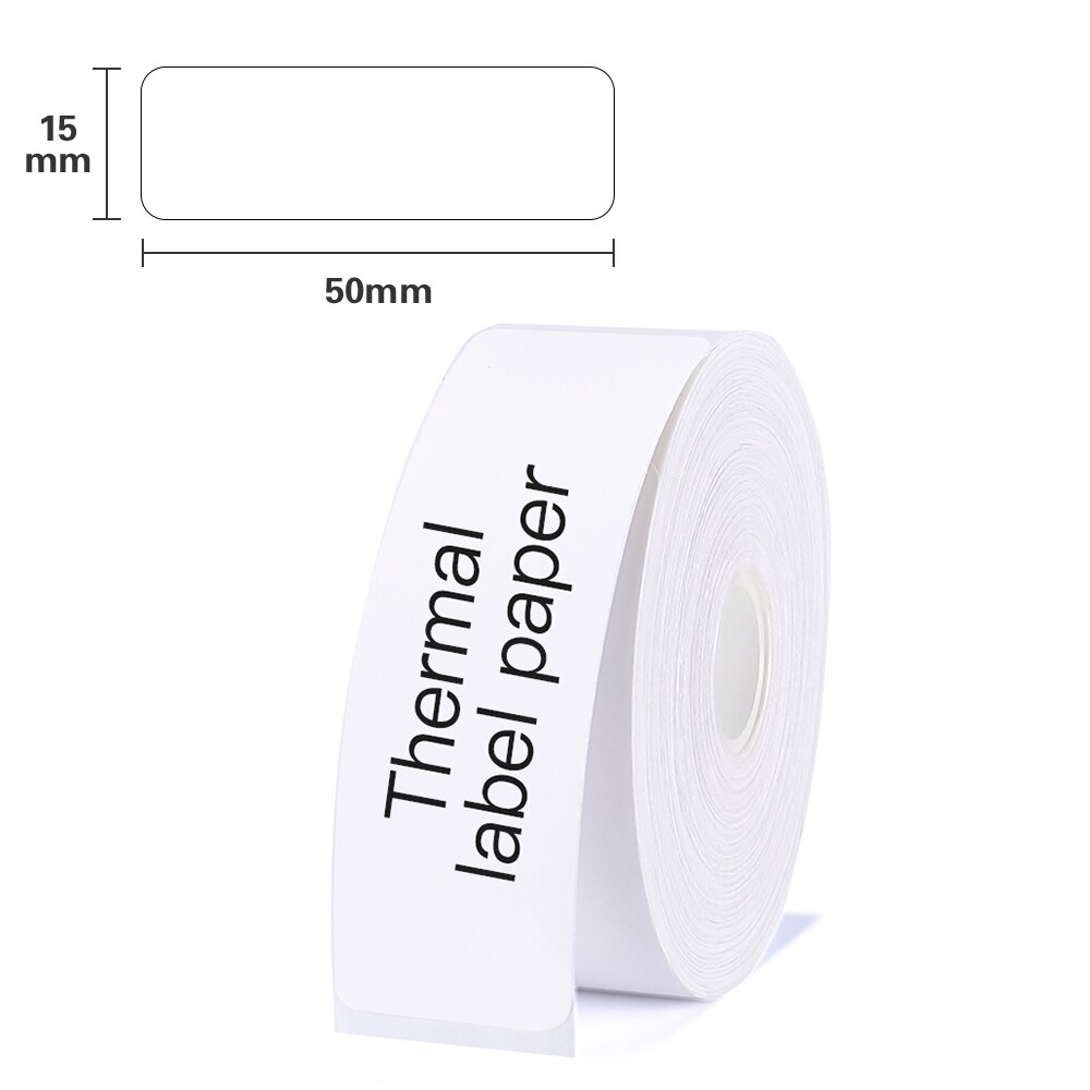 D11 Label Papier Sticker Transparant Label Tape 14*30Mm 210Pcs Wit Op Helder Label Voor Niimbot D11 etikettering Machine Schrijfmachine: 5 White Label