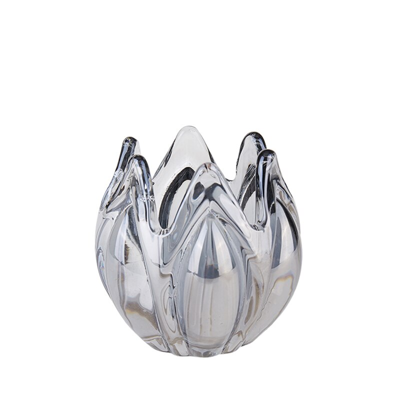 Crystal Tea Light Candle Holders Modern Party Craft Luxury Votive Candlestick Transparent Tabl Glass Bougeoir Home Decoration