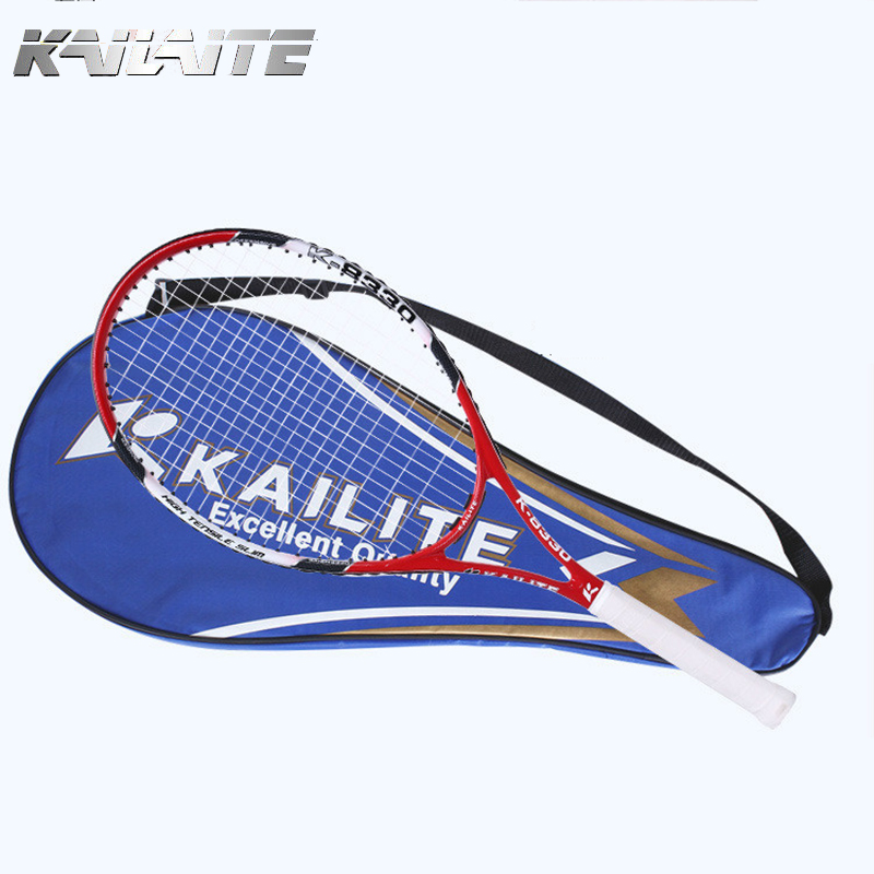 1 Pcs Tennisracket Raquets Carbon Fiber Hoogwaardige Nylon Voor Vrouwen Training Entertainment Met Zak Bal String Zweetband