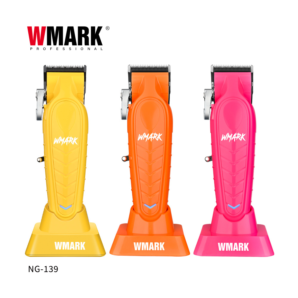 WMARK hair clipper NG-139 oil head electric clippers charging base hair salon special