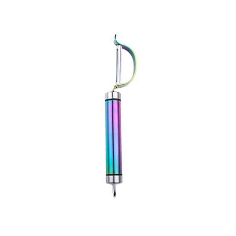 De acero inoxidable pelador de patatas zanahoria pepino cuchillo de pelar fruta raspador de peladora cepilladora de pelar de la herramienta: color