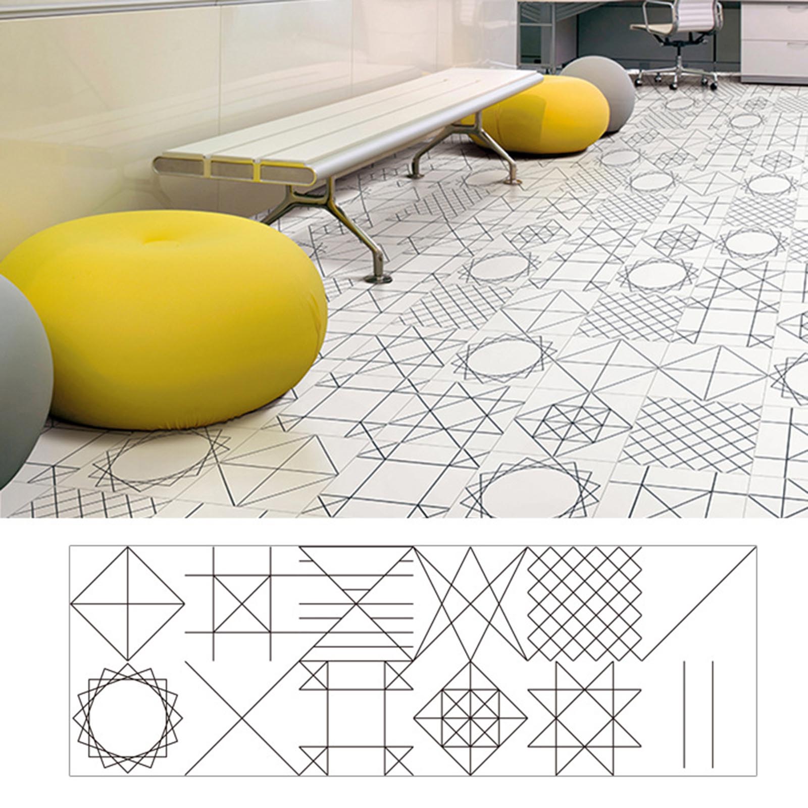 1PC Self Adhesive Retro Tile Stickers Waterproof PVC Removable Wall Stickers Decals DIY Wallpapers for Kitchen Bathroom Decor: D