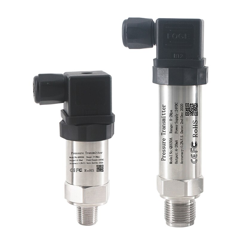 Pressure Range Measurment 0-10V 5V Output For Water Tank Oil Gas -1-0-1000bar Pressure Transmitter Connector With 1m Cable