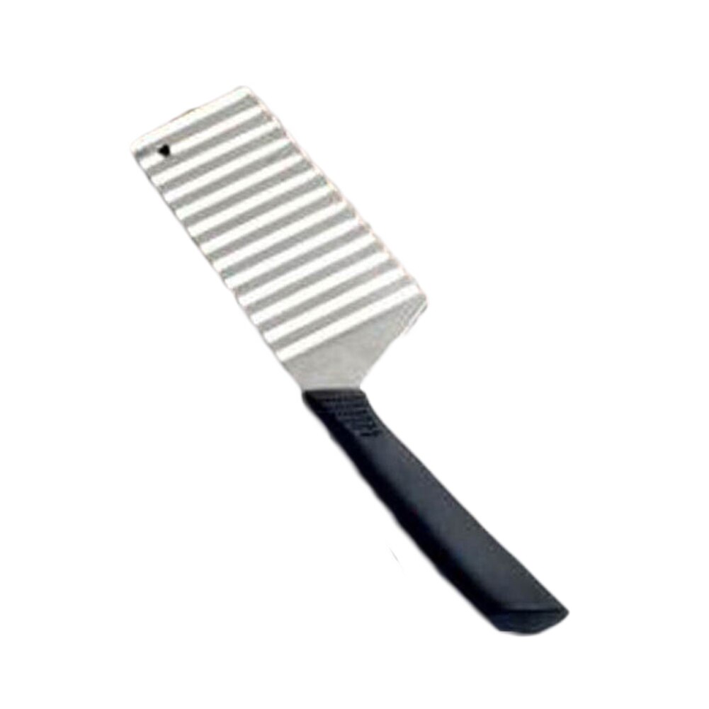 Rvs Blade Aardappel Wortel Golvend Rimpeluitvoering Cutter Slicer Frieten Mes Met Plastic Handvat Keuken Accessoires