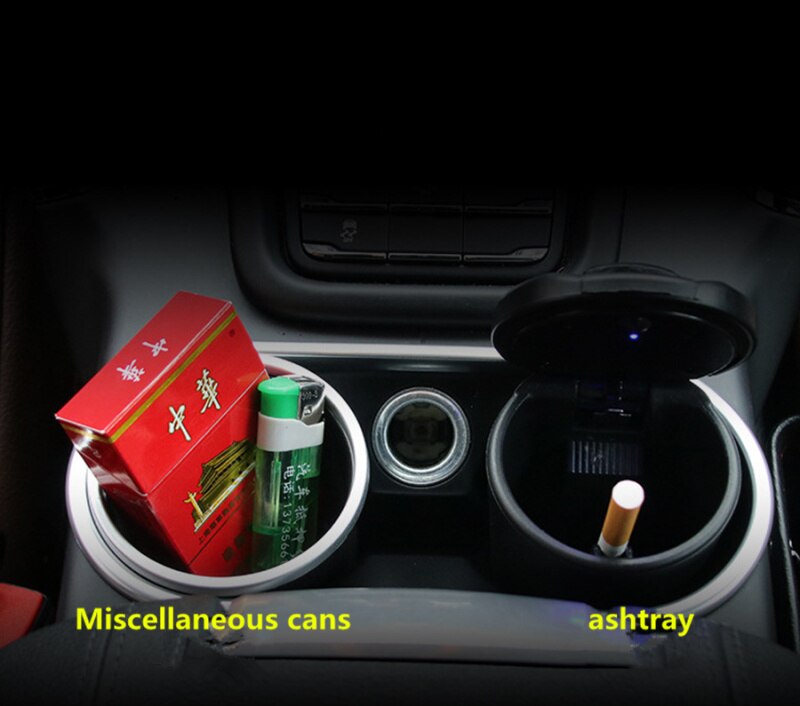 Cendrier de voiture cendrier avec pour Volkswagen VW Golf 4 6 7 GTI Tiguan Passat B5 B6 B7 CC Jetta MK5 MK6 Polo Scirocco