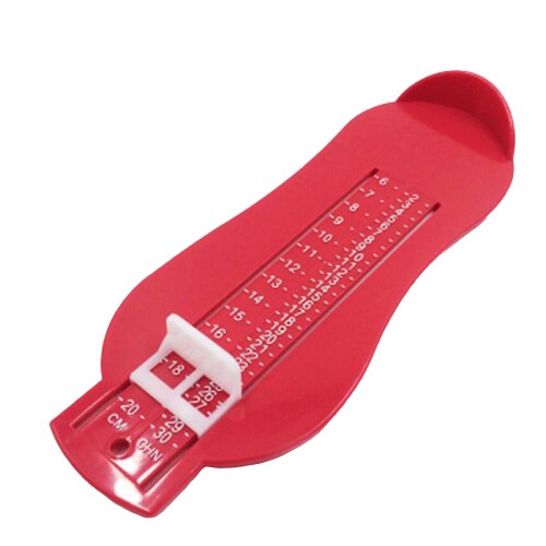 Baby Foot Measure Foot Ruler Kids Foot Length Measuring Device Child Shoes Calculator for Chikdren Infant Shoes Fittings Gauge: Red