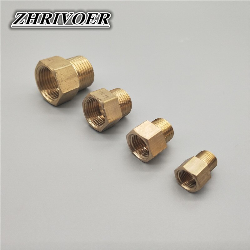 M10x1 M14x1.5 M16x1.5 M18x1.5 M20x1.5 1/8 &#39;&#39;1/4&#39;&#39; 3/8 &#39;&#39;1/2&#39;&#39; Schroefdraad Pneumatische Manometer Conversie Adapter Pijp fittings